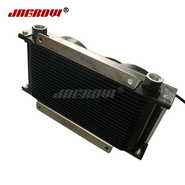 19 row oil cooler with fan