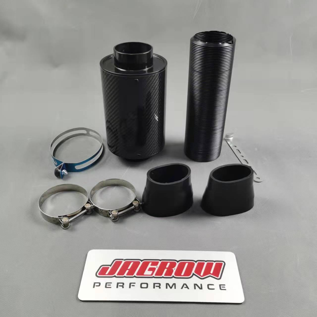 Universal carbon fiber air intake kit