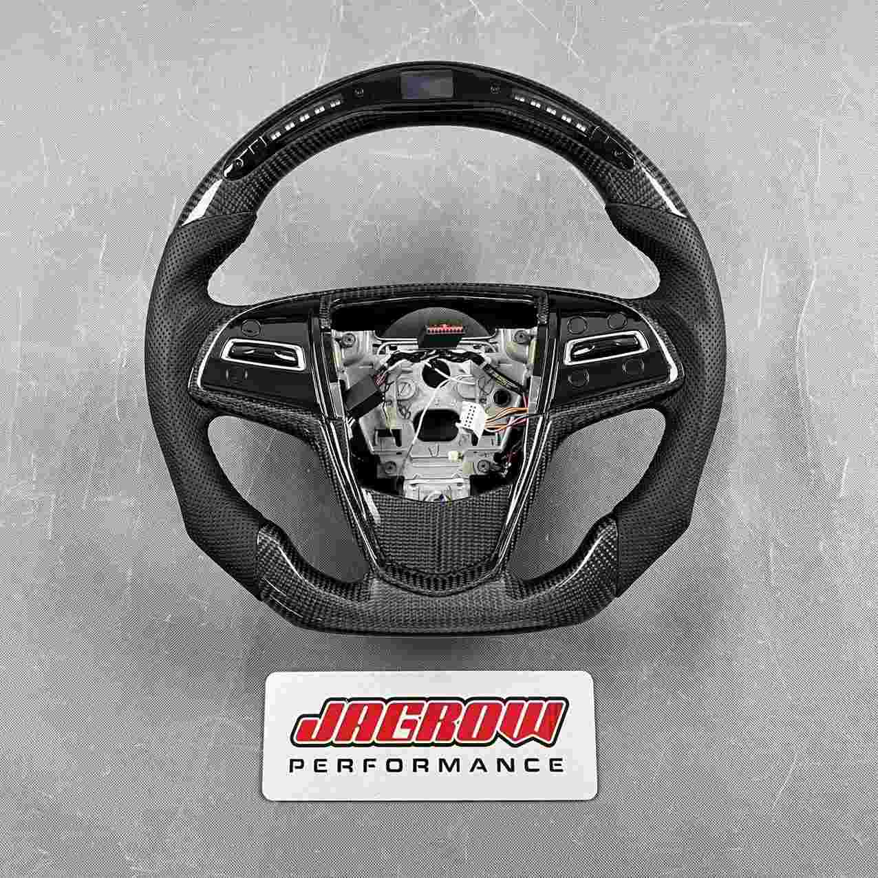 Cadillac ATS carbon fiber steering wheel