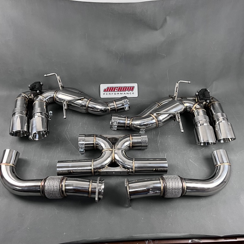 Chevrolet C8 exhaust system