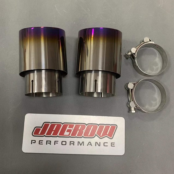 Titanium universal exhaust tip