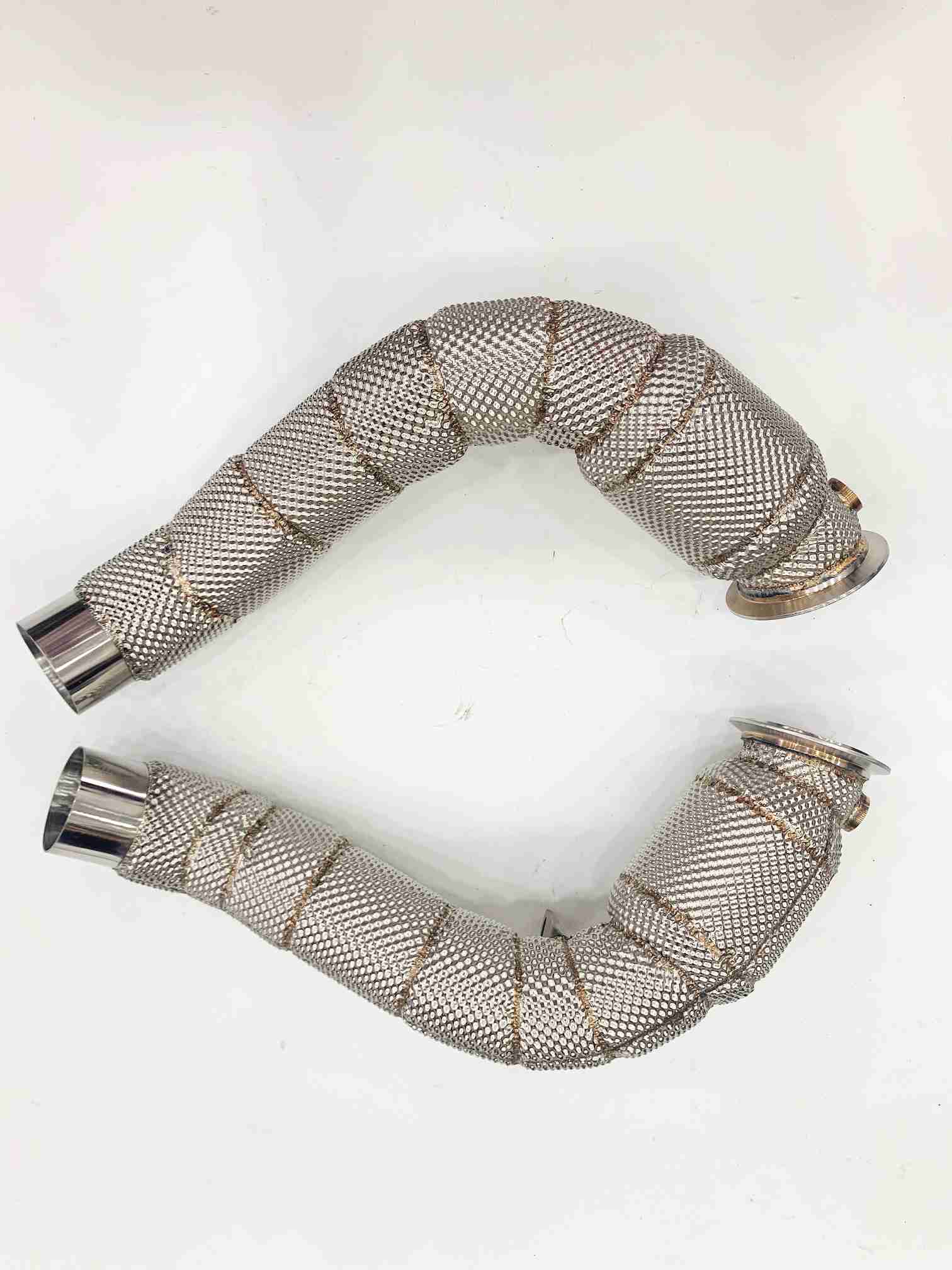 BMW M5 F10 heat shield exhaust downpipe