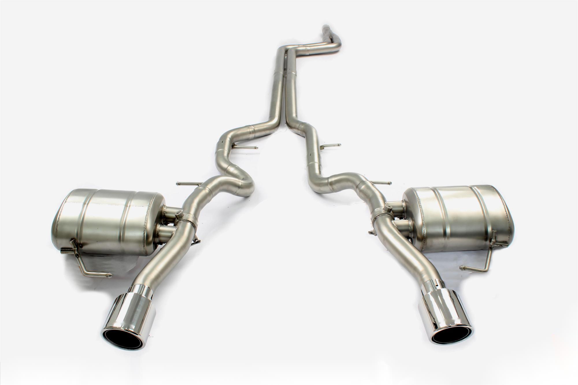 Jaguar XE stainless steel exhaust catback