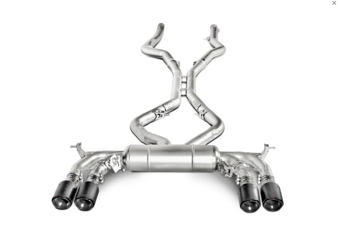 BMW X5M F95 exhaust catback