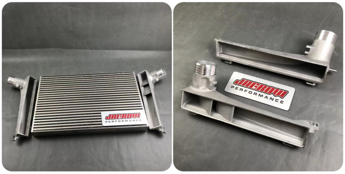 Why does intercooler tank with deflector?
